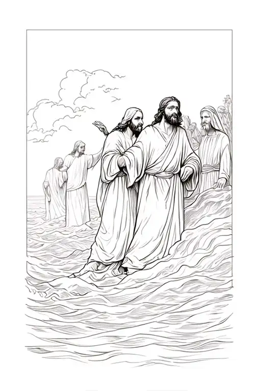 Moses Parting The Sea
