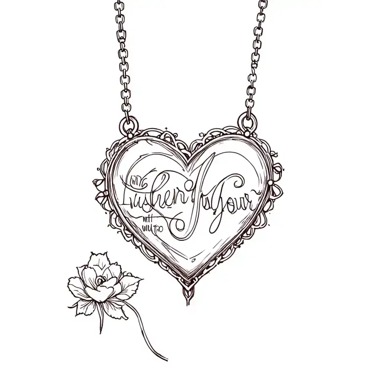 Listen With Your Heart Shaped Locket