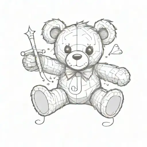 The Letter J Teddy Bear Holding