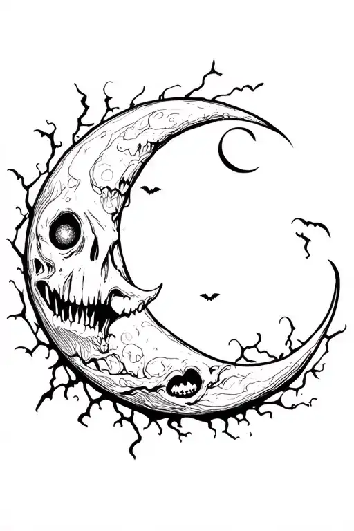 Spooky Halloween Moon