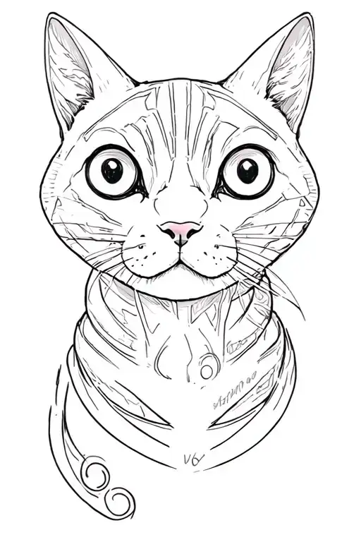 Star Wars Themed Semicolon Tattoo Containing Purrgils