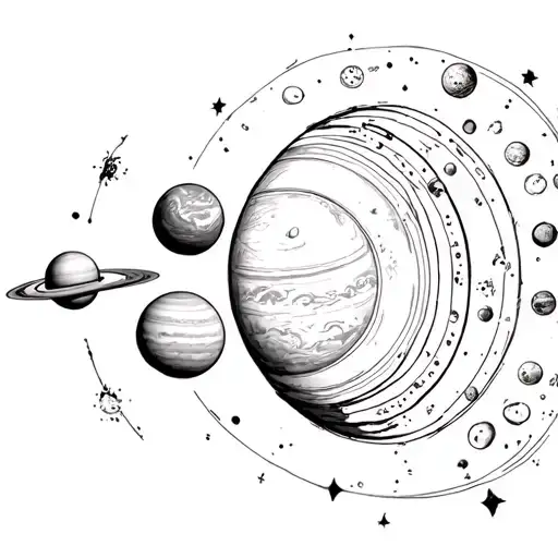 Solar System With 17 Planets