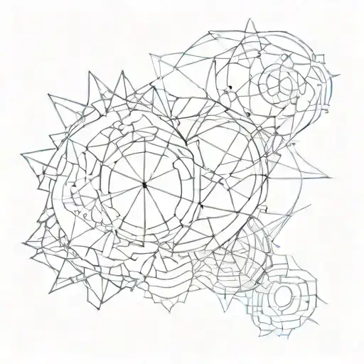 Pieces Forming The Shape