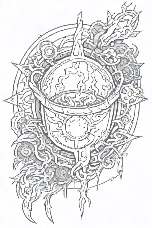 Horizon Zero Dawn Cauldron Symbol Intertwined