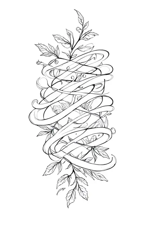 Words And Vine Wrapping