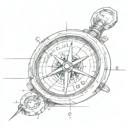C G P K Letters In Travel Compass