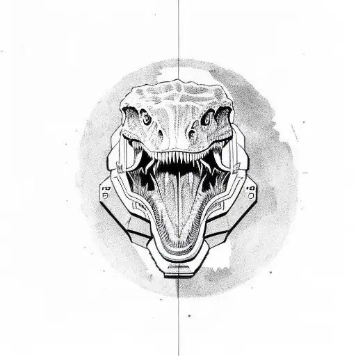 Tyrannosaurus In Astronaut Suit