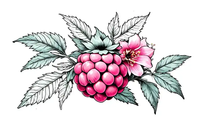 Raspberry And Honeysuckle