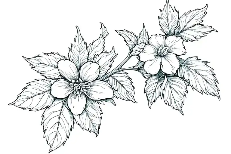 Raspberry And Honeysuckle