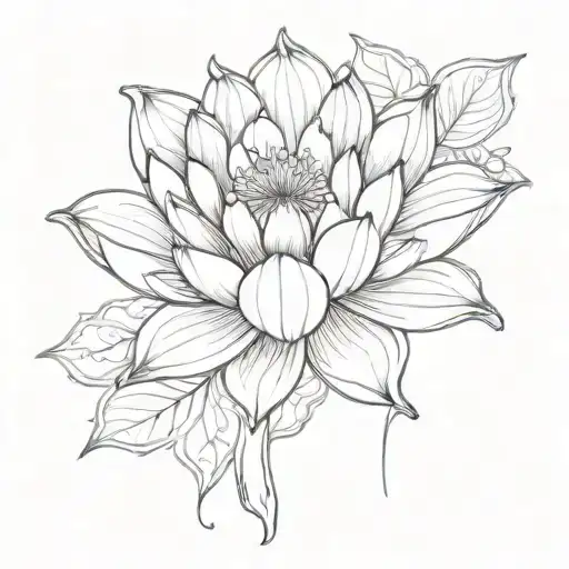 A Lotus Flower