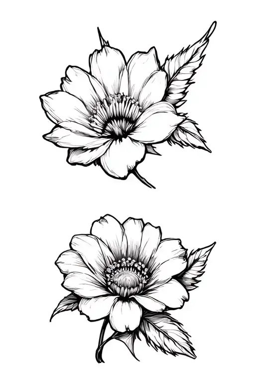 3 Individual Top Of Flowers