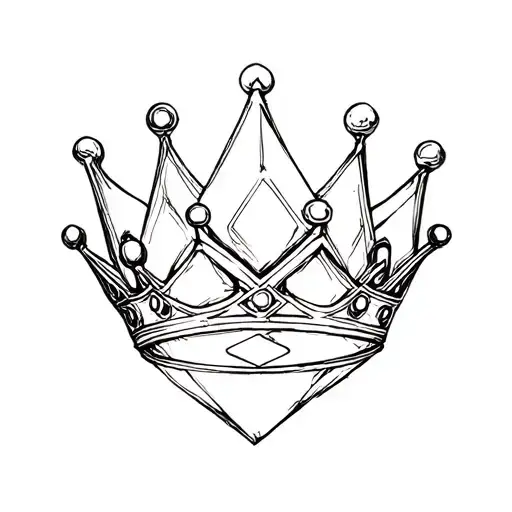 3 Point Crown Dice Surrounded