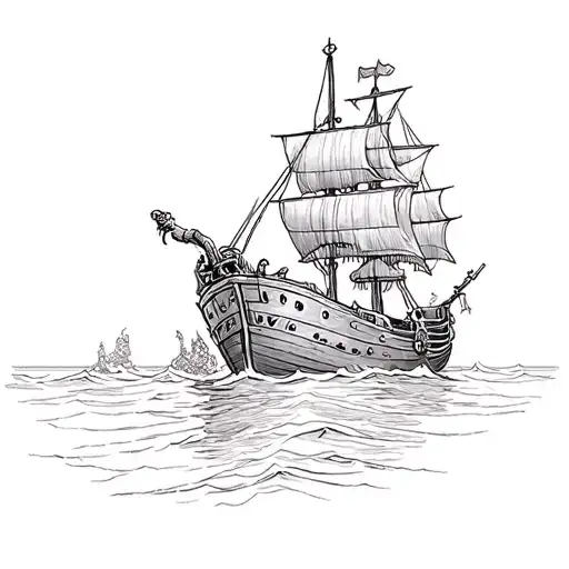 Shipwreck With Diver