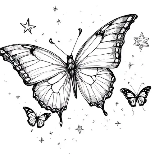 Butterflies And Stars