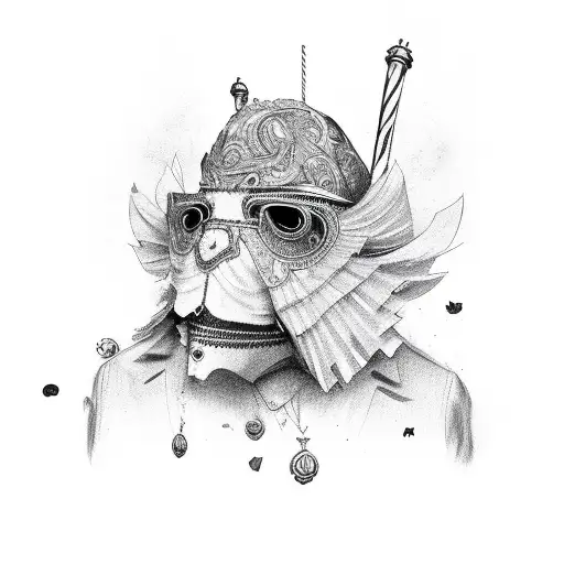 Gangster Mit Skimaske Und Geld