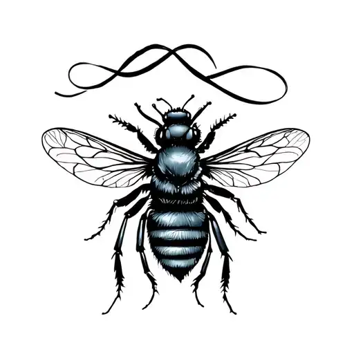 Bee And Infinity Symbol