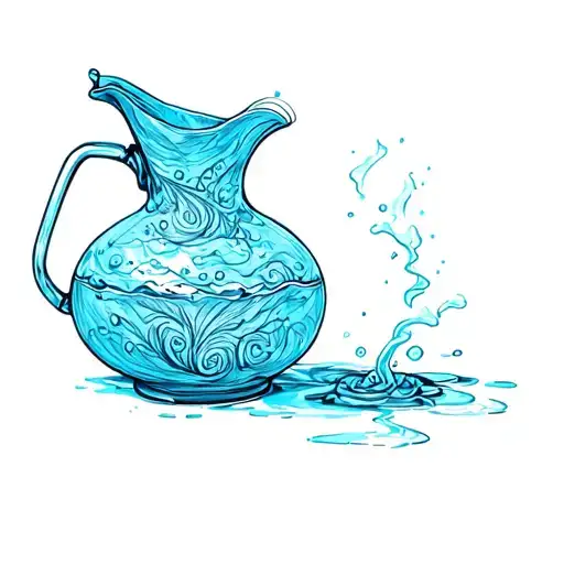 Aquarius Jug Where Water Spray Out
