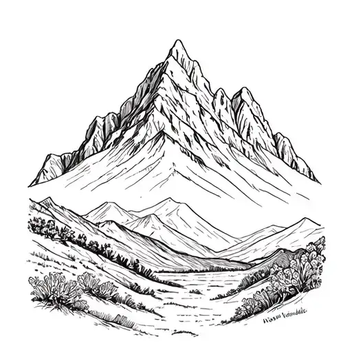 Sandia New Mexico Mountain Landscape