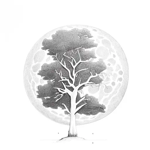 Tree With Moon