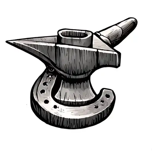 Horse Shoe And Anvil
