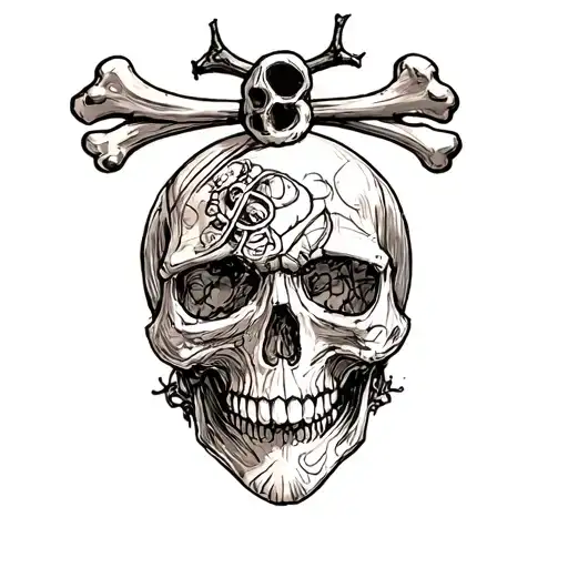 A Skull And Crossbones
