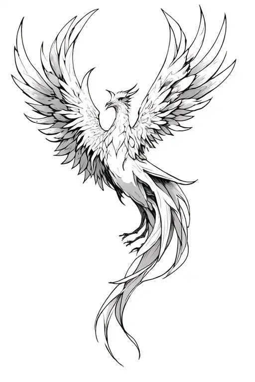 Phoenix Acorss Upper Thigh