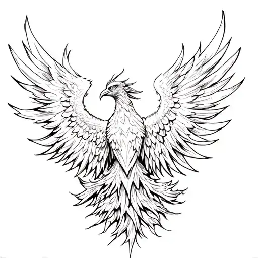 Phoenix Rising From The Ashes