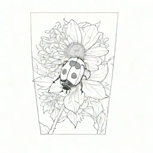 A Ladybug On A Flower