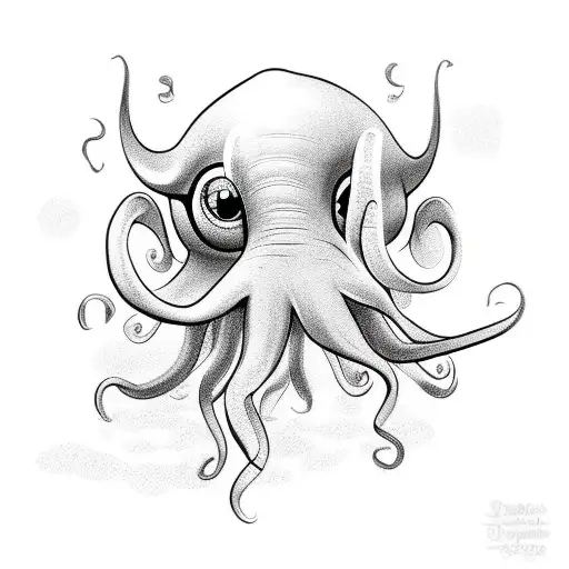 Dumbo Octopus Cute Colour