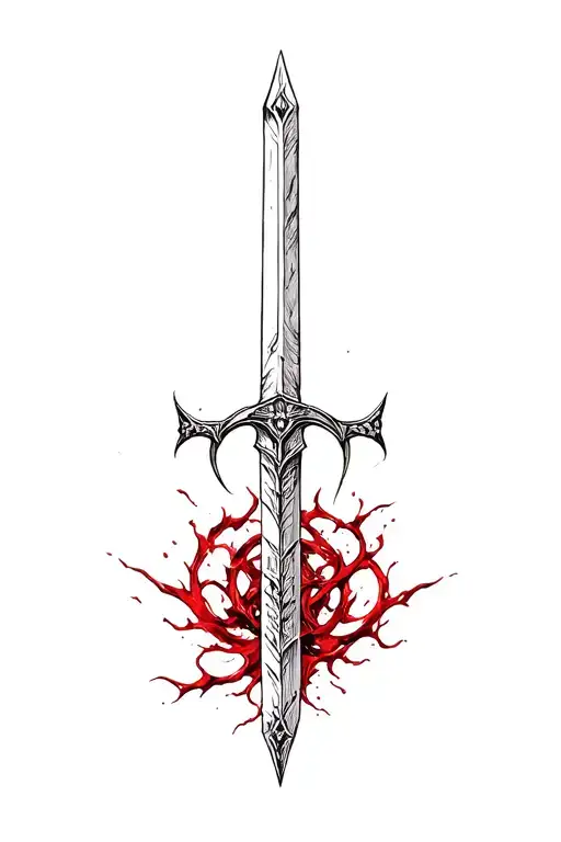 Month Blood Sword Intertwined