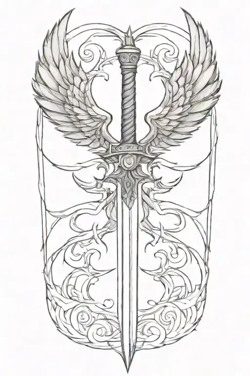 Sword With Wing
