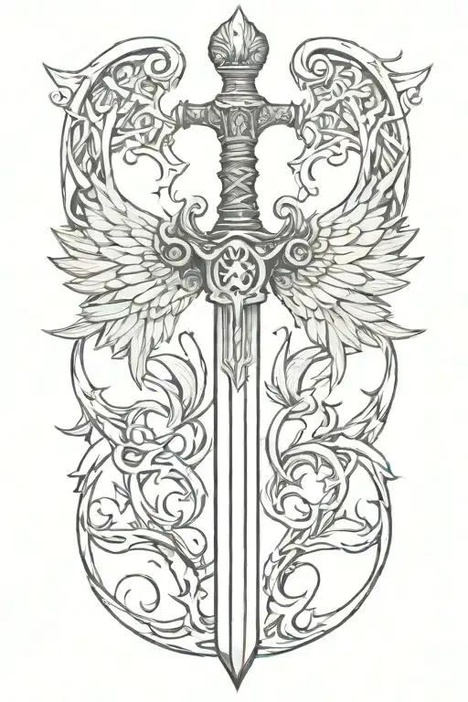 Sword With Wing