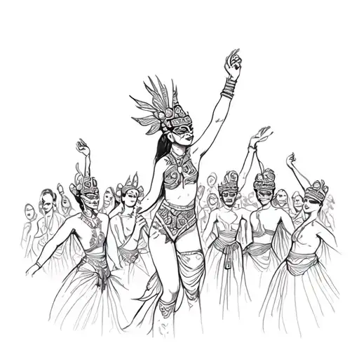 Masskara Festival Crowd Dancing