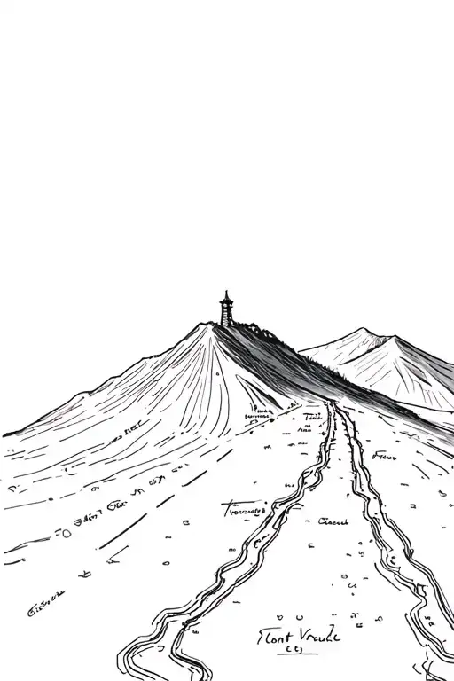 Mont Ventoux Cycling Route Map