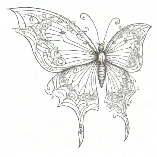 Butterfly With Paper Wings You Can Write On
