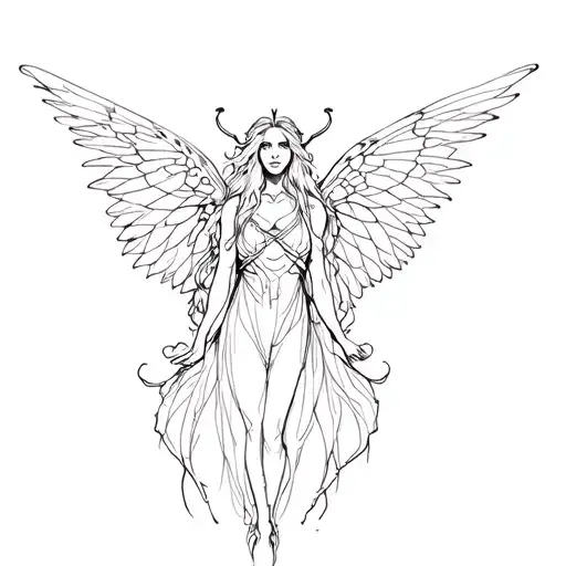 Butterfly Angel Half Demon