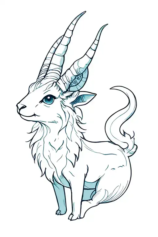 Gemini Capricorn Merging Spirit Animal Cute