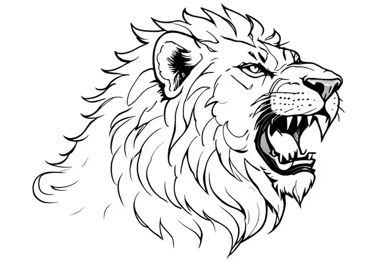 Lion Roaring