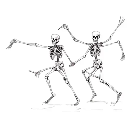 Skeletons Dancing