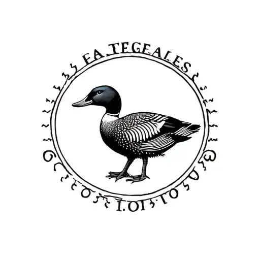 Postage Stamp With Loon Bird