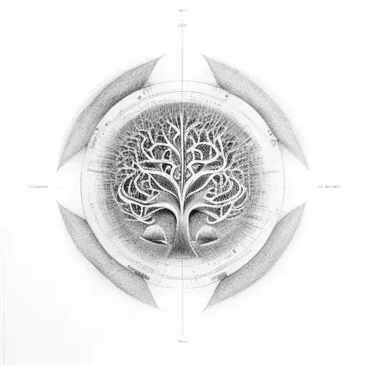 Dirac Equation With Tree Of Life