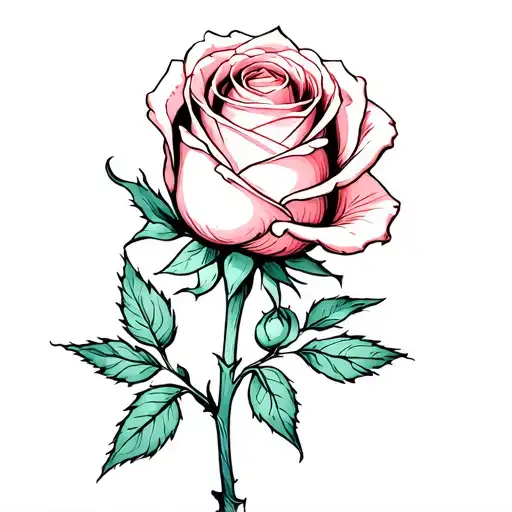 Rose With A Closed Bud