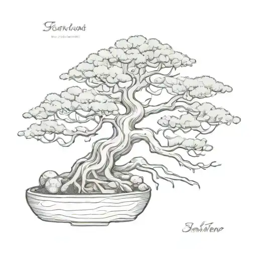 A Bonsai Tree With Roots Shaped Like Benthic Foraminifera
