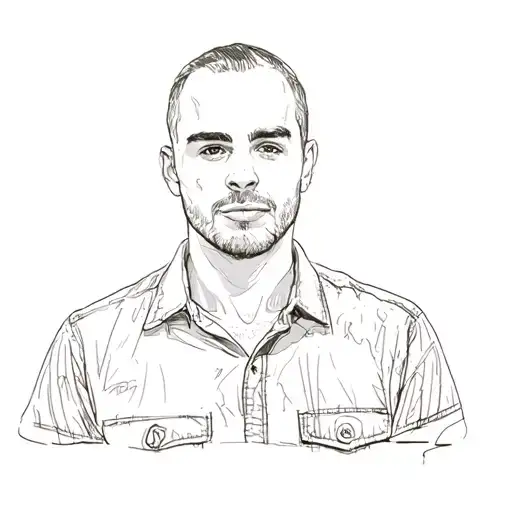 A Man In A Green Shirt