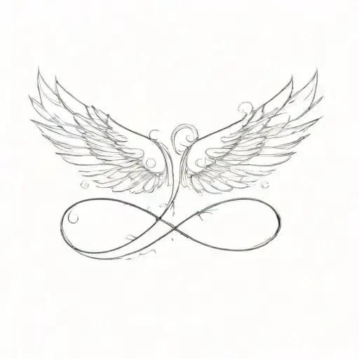 The Wings Of An Infinity Symbol