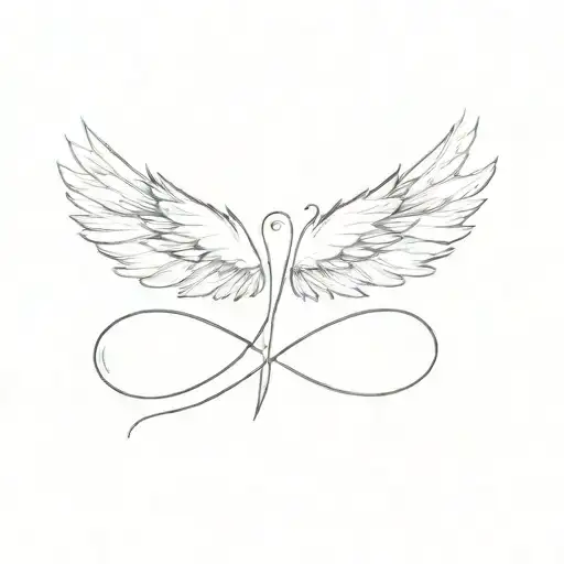 The Wings Of An Infinity Symbol But Wings Need To Be Like Flash Or Shock Model Same As Simple