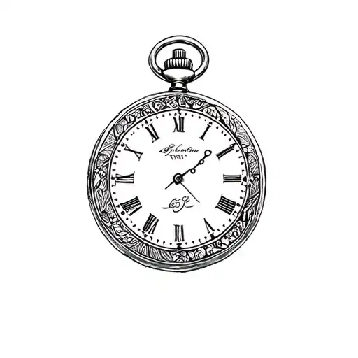 Pocketwatch 7 Pm On The Front