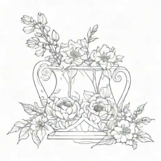 March And May Birth Flowers In A Vase