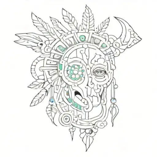 Zuni Medicine Fetish With Heart Line