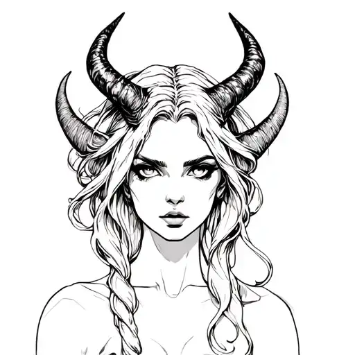 Lilith With Horns